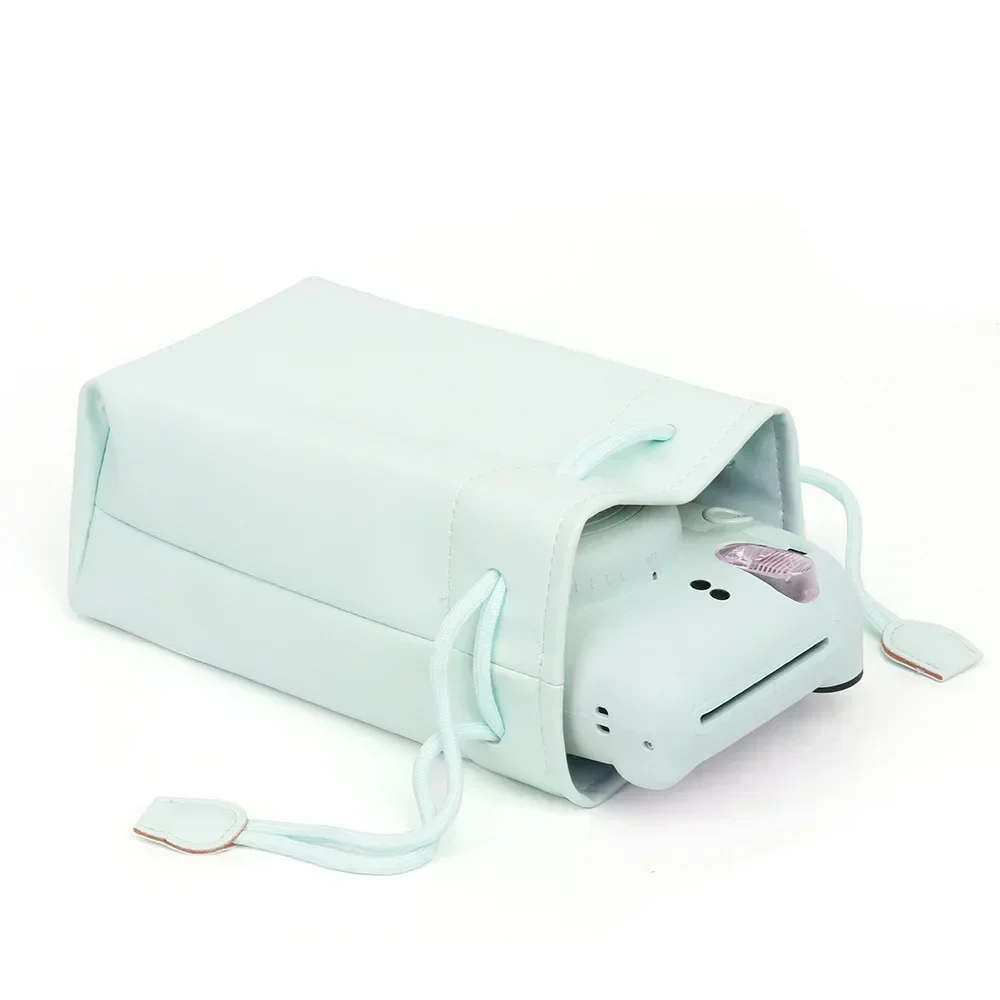 Сумка из искусственной кожи на шнурке для Instax Mini 12/11/9/8/90/EVO/Liplay