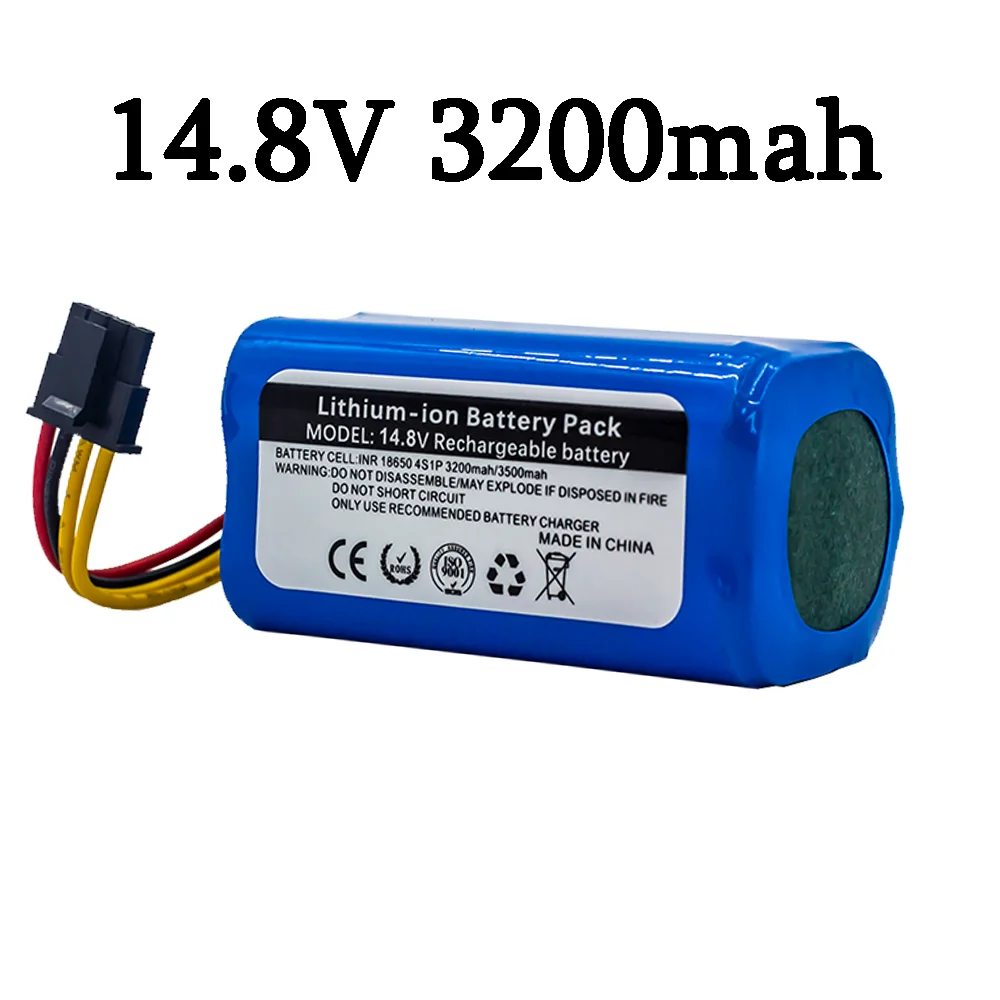 

14.8V 3200mAh Battery for Proscenic Cocoa Smart 780T,790T,Summer P1S P2S,Jazz,Kaka Robot Vacuum Cleaner Li-Ion Rechargeable