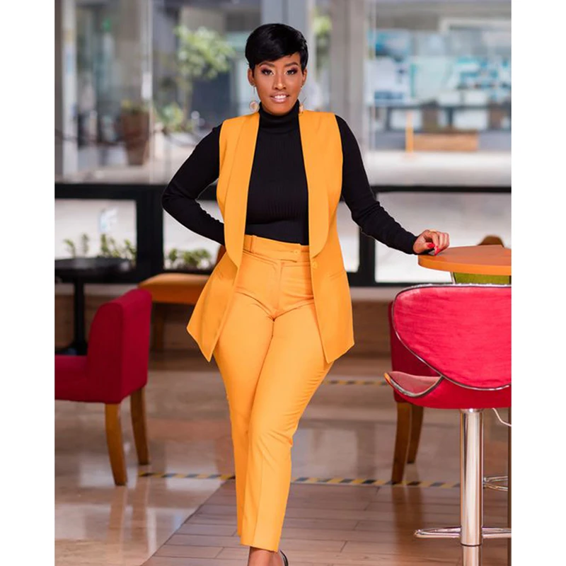 

Women's Vest Lapel Cardigan Long Sleeveless Jacket Versatile Elegant