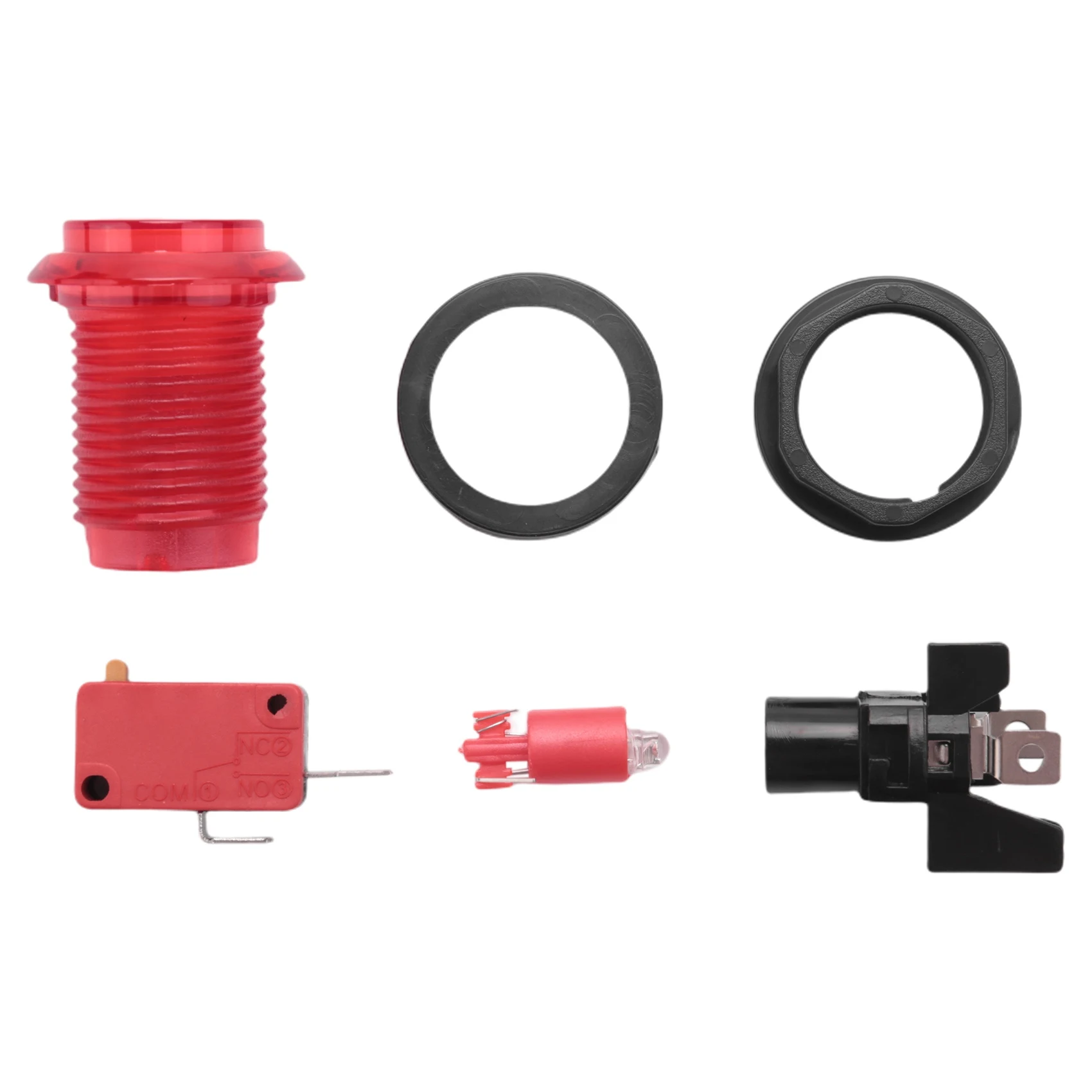 

Круглый подсвеченный кнопочный переключатель фотолампа 5 В/12 В Цвет: красный