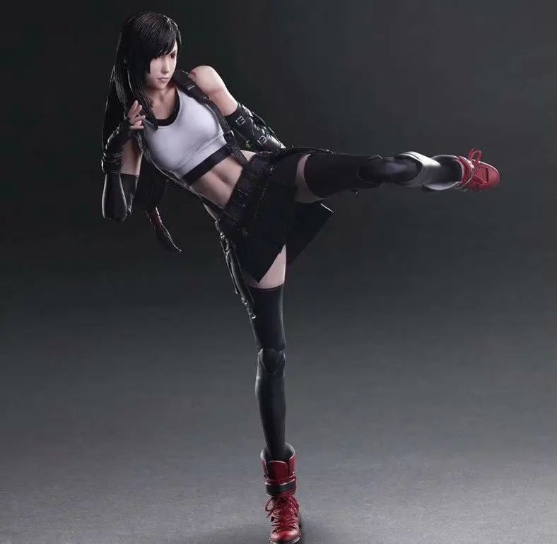 Pаспродажа Шарнирная экшн-фигурка PLAY ARTS Tifa Lockhart, декоративная Модель 25 см Цена Шарнирная экшн-фигурка PLAY ARTS Tifa Lockhart, декоративная Модель 25 см