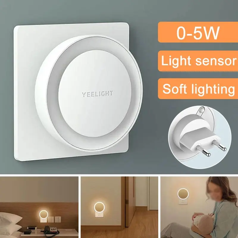 

Youpin Yee light YLYD11YL датчик светильник подключаемый светодиодный ночсветильник с вилкой для ЕС аварийный фонарь умное внутренсветильник освещен...