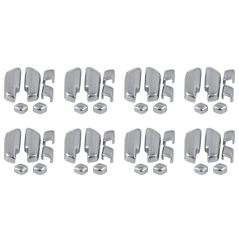 

48Pcs Chrome Car Door Seat Adjust Buttons Switch For Mercedes-Benz E Class W204 W205 W212 W218 X204 X166 C E GLK GL ML