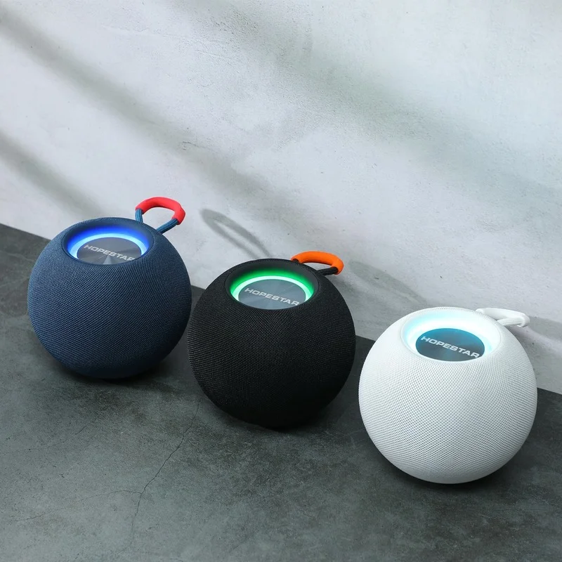 

H52 Mini Subwoofer Stereo Bluetooth Speaker HiFi Sound Office Music Wireless TF Usb Outdoor Audio Player Portable Speaker