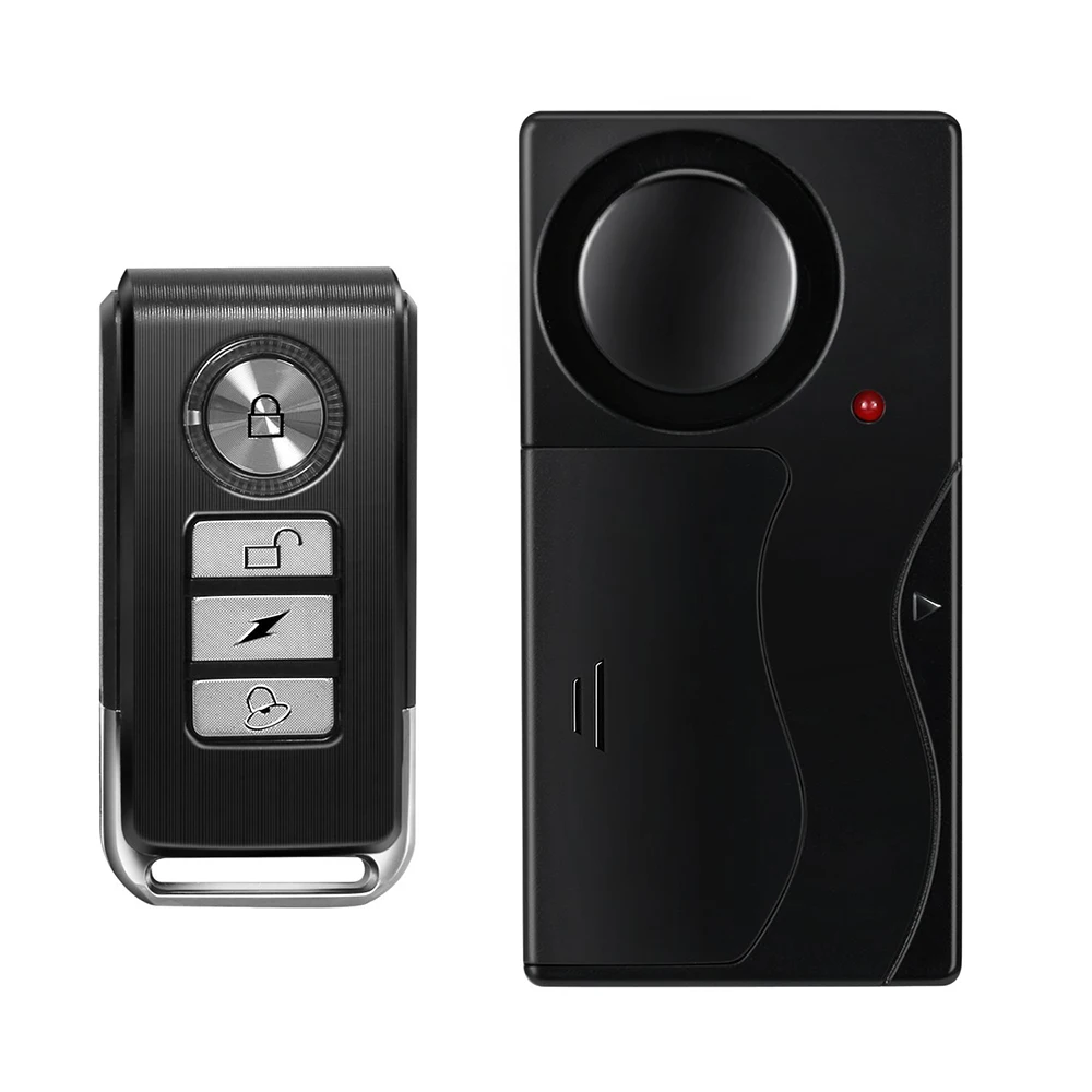 

Сигнализация вибрационная беспроводная, 110 дБ, с пультом ДУ