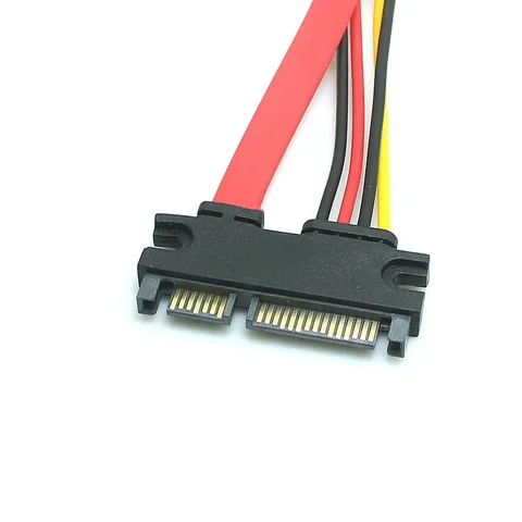 SATA удлинительный кабель 22-pin папа-мама 7+15 pin