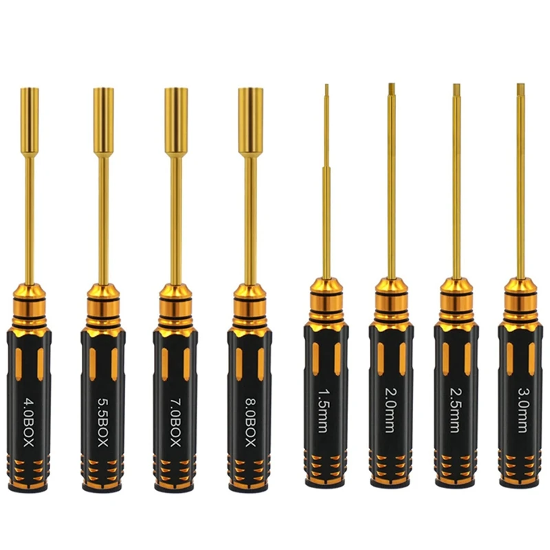 

4Pcs Hex Driver Wrench Nut Drivers For RC Car Helicopter FPV Drone