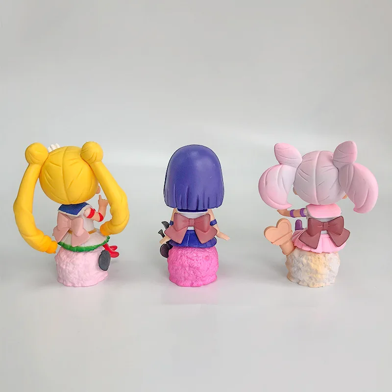 MegaHouse 20th 6 шт. Сейлор Мун мороженое конфеты ПВХ статуя фигурка стол Коллекционная