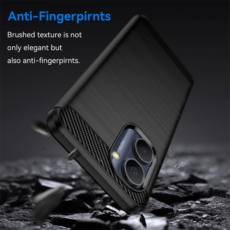 For Realme C30 Case Cover OPPO Realme C30 Capas Shockproof Bumper TPU Soft Carbon Fiber For Fundas Realme C30 C33 C30S C35 C31