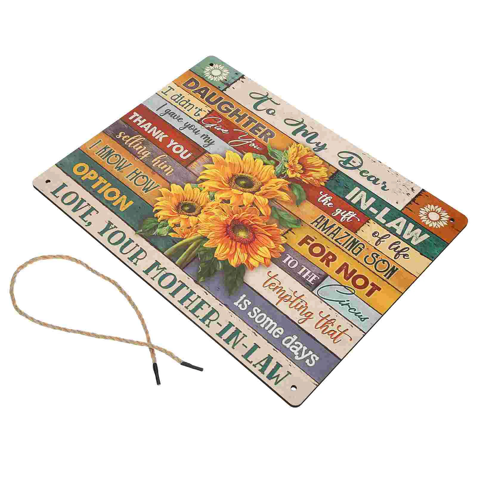 

Wall Door Sign Decor Welcome Rustic Front Sunflower Inspirational Sunflowers Farmhouse Woodgifts Decorshanger