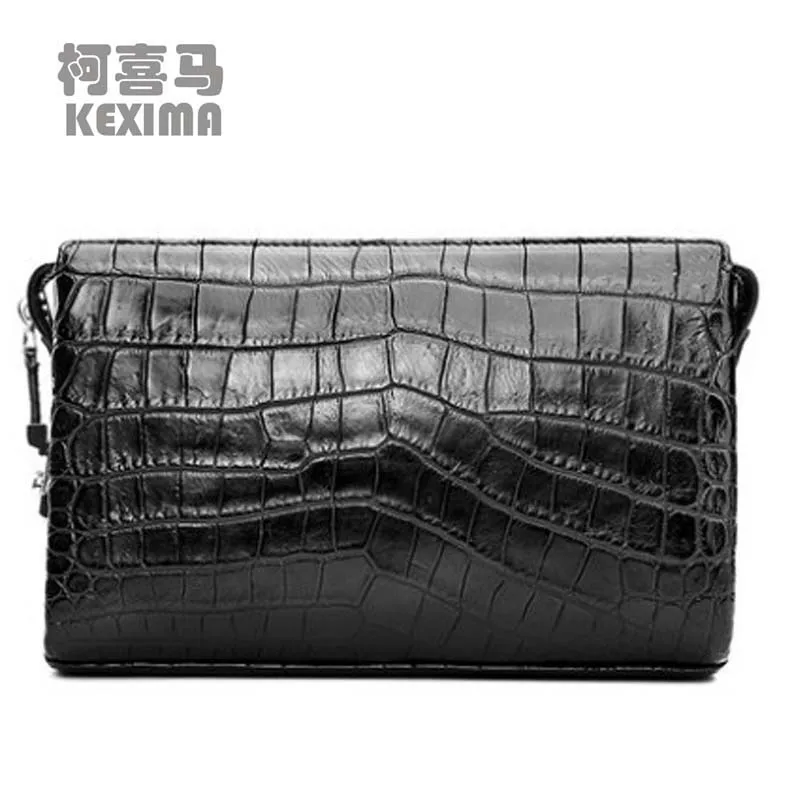 

KEXIMA hanlante Thai crocodile leather men clutch bag genuine leather bag genuine men's bag password lock men's handbag