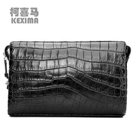 kexima hanlante thai crocodile leather men clutch bag genuine leather bag genuine mens bag password lock mens handbag