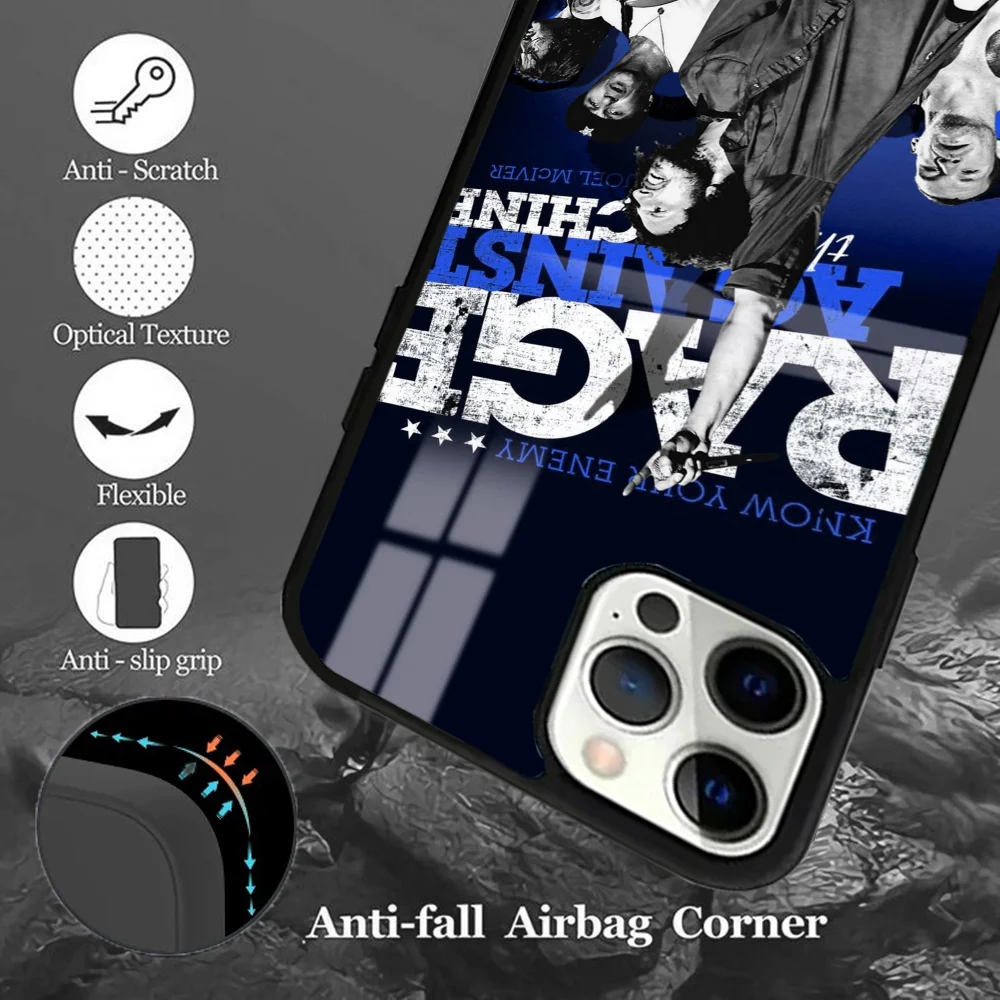 Чехол для телефона R-Rage Against The Machine IPhone 16 15 14 13 12 11 Pro Max Plus Mini Magsafe Mirror беспроводной