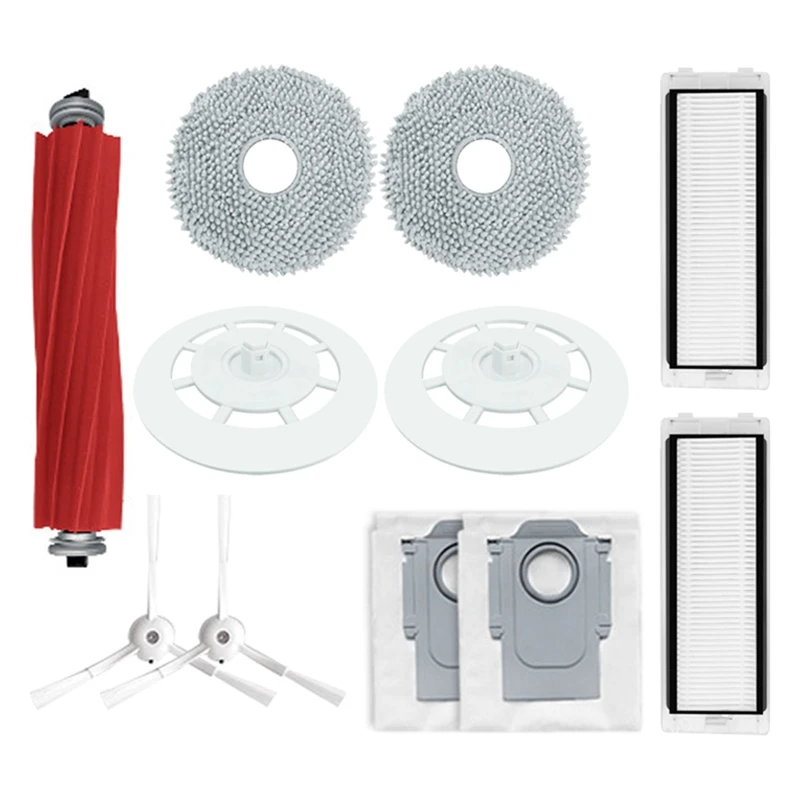 

For Roborock Q Revo / P10 Vacuum Cleaner Parts Main Side Brush Hepa Filter Mop Cloths Dust Bag Spare Parts