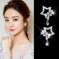 new luxury brand long tassel drop earrings for women fashion jewelry 2022 trends women piercing korean style chain stud earing
