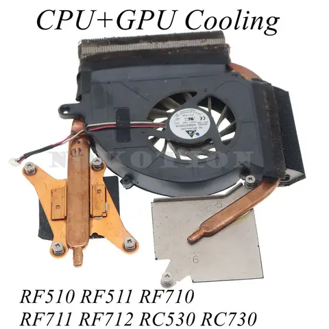 BA62-00536A вентилятор для охлаждения ноутбука, кулер для процессора SAMSUNG RF510 RF511 RF710 RF711 RF712 RC530 RC730, радиатор