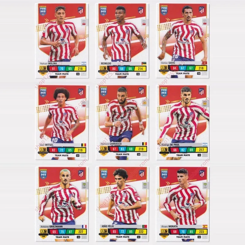 

PANINI 2023 FIFA365 Star Kappa Card Set 9 Carasco Felix Atletico Madrid