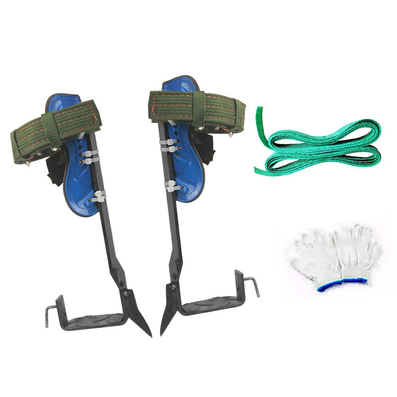

Tree Climbing Set With Safety Belt Strong Load-bearing Capacity Tree Climbing Gaff S Set Outdoor Camping Accessories