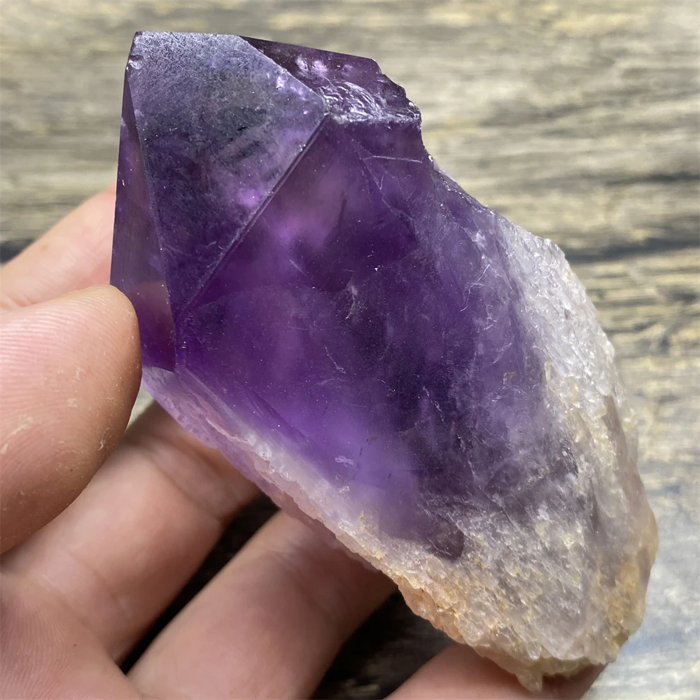 

Amethyst Scepter Quartz Purple Stone Natural Crystal Wand Healing Tower Minerals Specimen Reiki FengShui Raw Ornament Home Decor