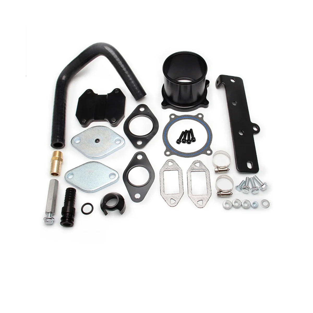 

1 Set EGR Cooler Throttle Valve for 13-18 Ram 6.7L with Exhaust Gas Recirculation Pipe