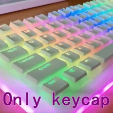 기계식 키보드용 117 푸딩 키캡, OEM 프로필, PBT 더블 샷, Mx 스위치, ISO 레이아웃, RGB 백라이트