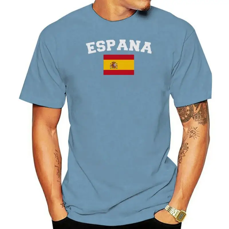 

ESPANA FLAG T SHIRT SPANISH SPAIN 2023 Summer Men Fashion Short Sleeve Cotton Brands T-shirts