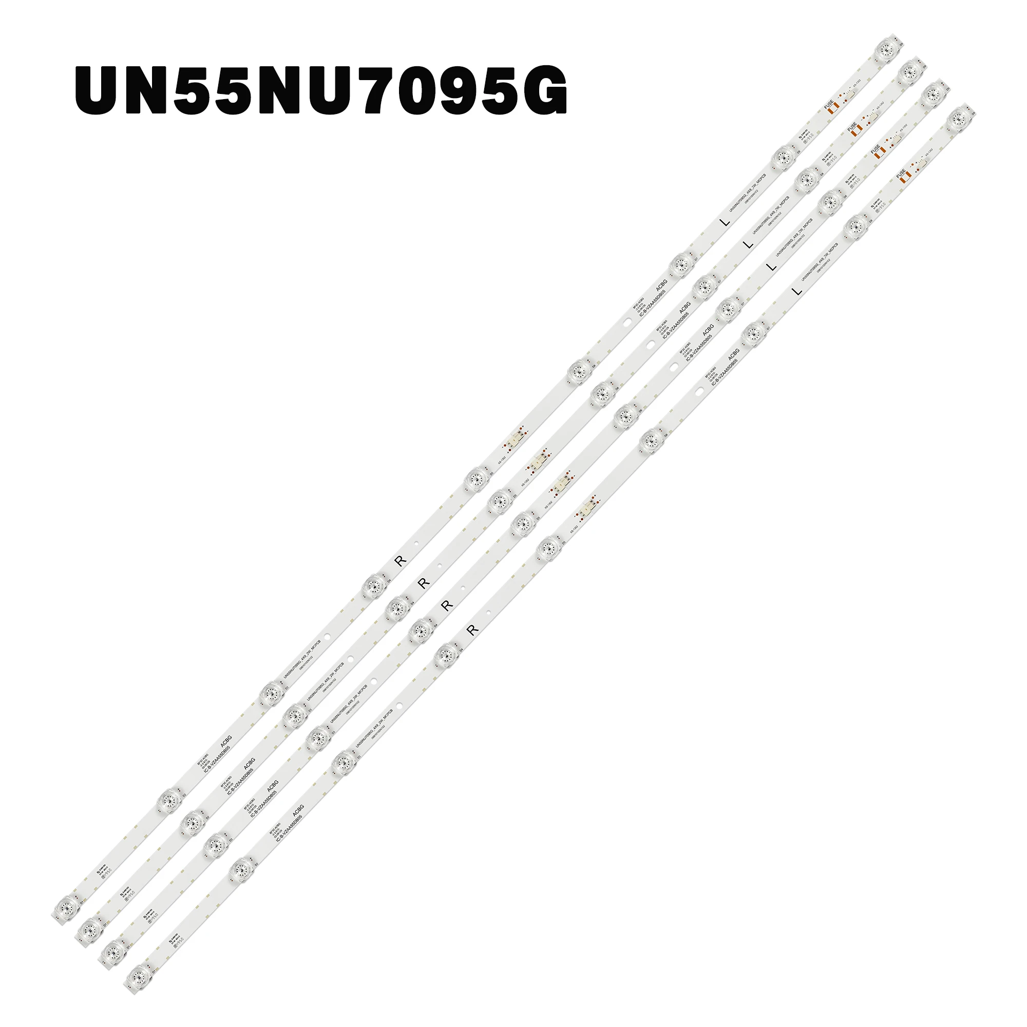 

5kits New LED strips for UN55NU7095G UN55NU7095G_4X9_2W_MCPCB 14MM_V0 E47