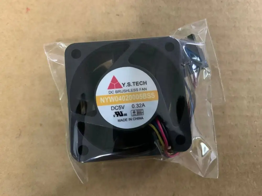 Вентилятор охлаждения Y.S.TECH NYW04020005BSS, 1 шт., 4020 дюйма, 4 см, 5 В, а, 4-проводной, ШИМ