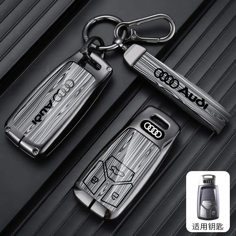Кожаный чехол для автомобильного ключа защитный Audi A6 A5 Q7 S4 S5 A4 B9 A4L 4m TT TTS RS 8S 2016 2017