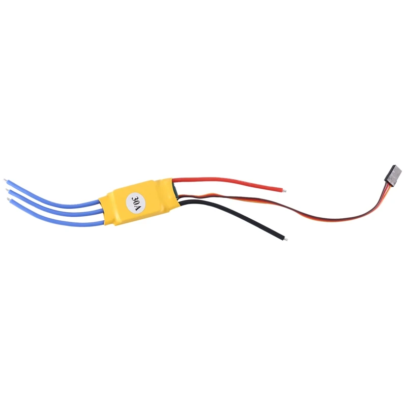 

1 шт. XXD 30A бесщеточный двигатель ESC желтый пластик + металл четырехосевой двигатель SU27 для радиоуправляемого самолета квадрокоптера дрона модели