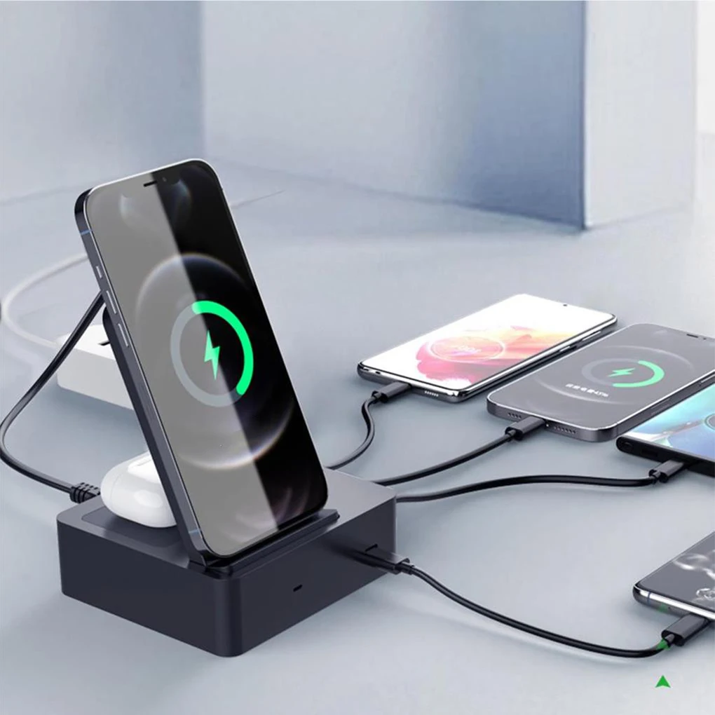 

Wireless Charger Durable Charging Station Anti-skidding Charging Pad