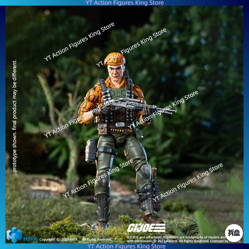 Фото В наличии: Коллекционная подвижная фигурка HIYA 1/18 Спецназ GIJOE Tiger Power Fire Stone, подарок для коллекционеров №4