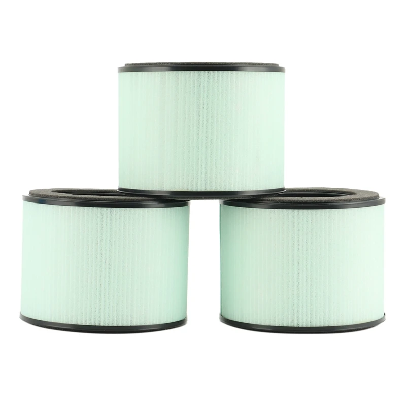 

Top Deals BS-08 3-In-1 H13 Grade True HEPA Replacement Filter, Compatible With PARTU BS-08 HEPA Air Purifier, 3Pcs