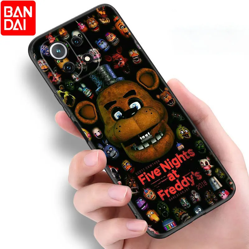 Чехол Fnaf Animatronics Five Nights для Xiaomi Mi 11 Lite NE 11i 11T A3 A2 A1 10T POCO X3 NFC GT F3 M3 M4 X4 Pro |