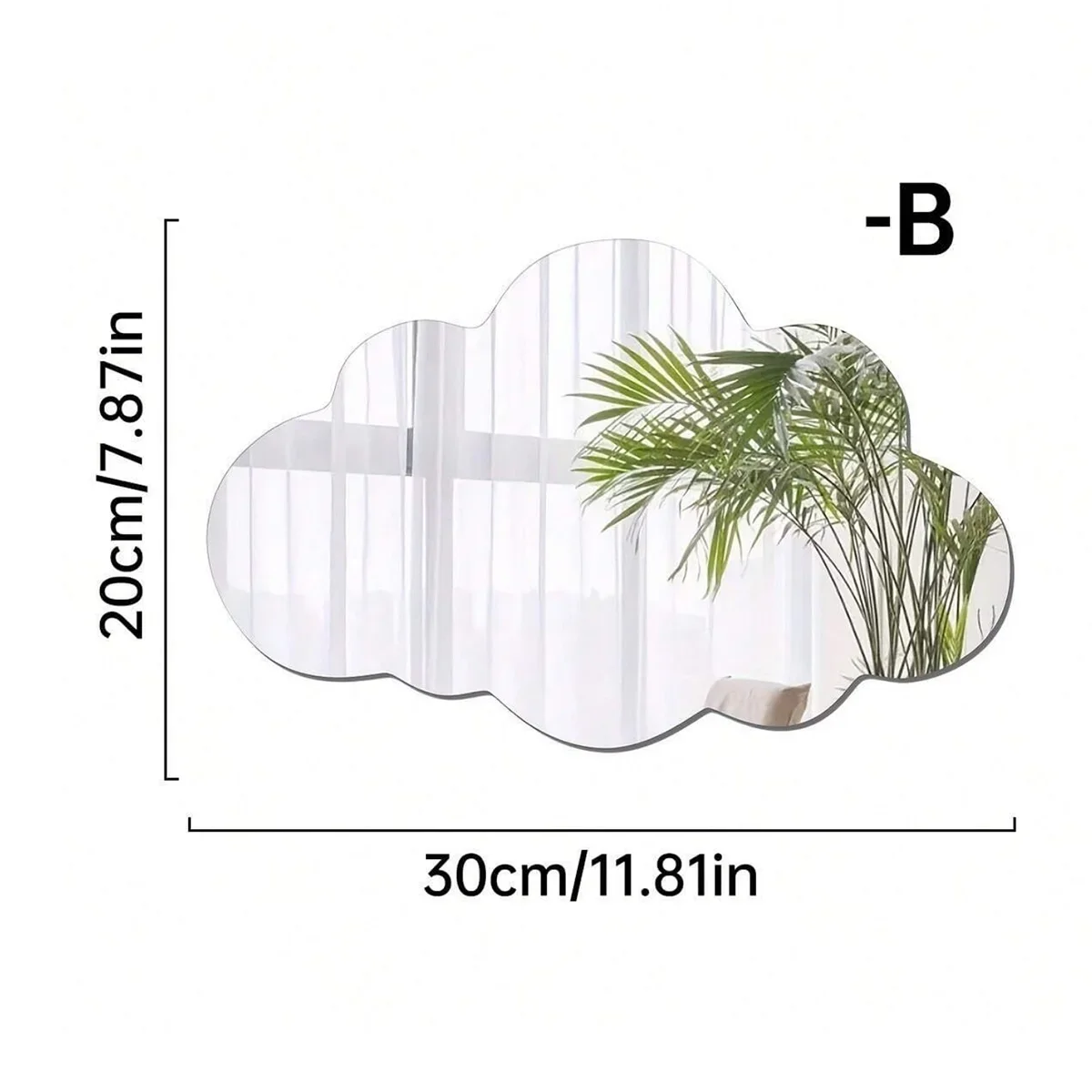 

Зеркальная настенная наклейка OUJING облако из акрила
