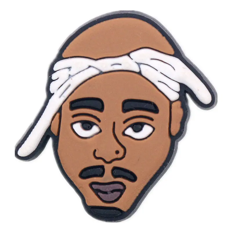 100 pcs Hole shoes shoes flower cartoon PVC soft rubber buckle beach shoes shoes on DIY accessories