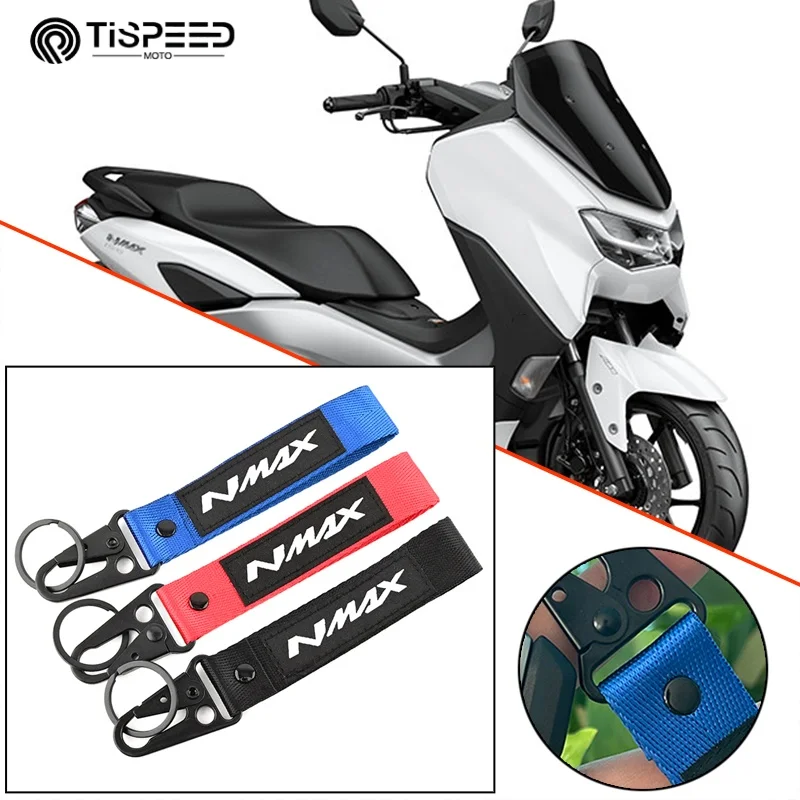 Фото Высокое качество для YAMAHA NMAX 125 155 NMAX 125 NMAX 155 N-MAX, аксессуары для мотоциклов, брелок с вышивкой, брелок для ключей №1