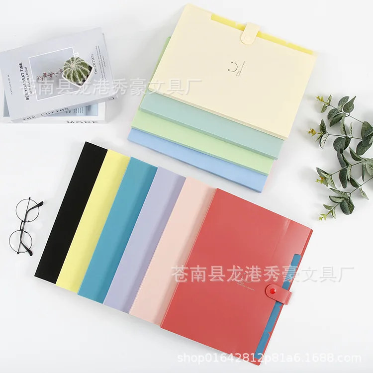 

Папка-органайзер А4, портфель для тестирования, цветная многослойная сумка большой емкости для студентов, оптовая продажа