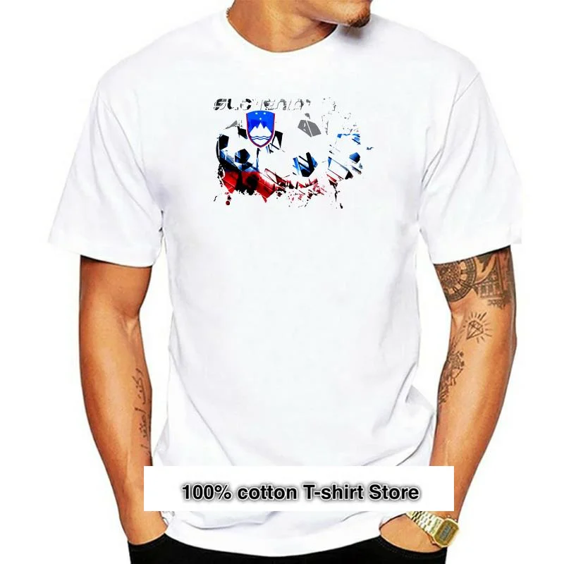 

Camiseta de манга corta para hombres, camisa de deseel de Vestido de Futbol, 2022 algodón, negra, с bandera de eslovaqa, 100%