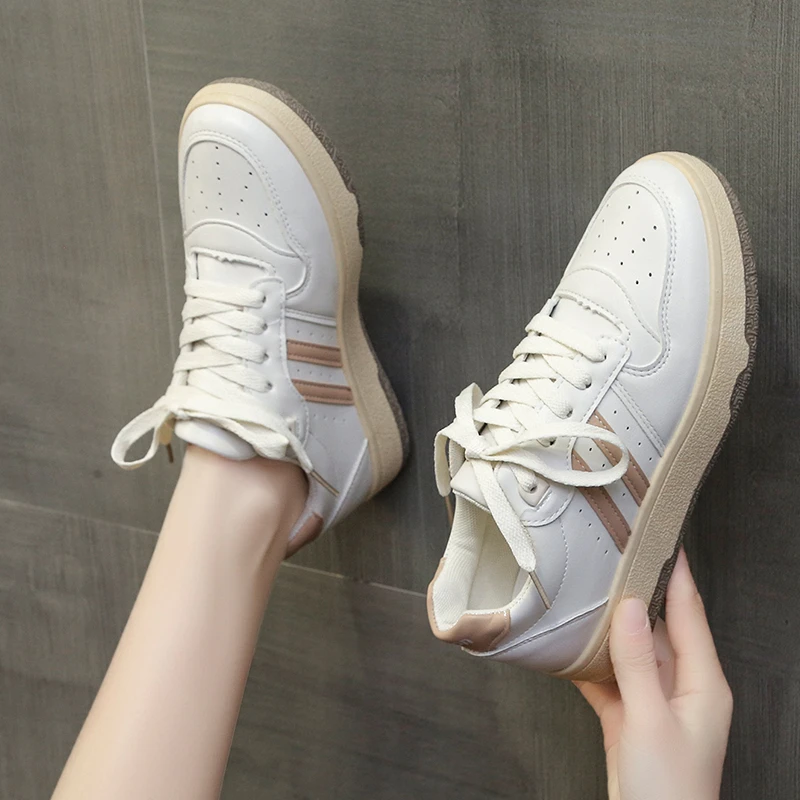 

Fashion Women Flats Sneakers Ladies tenis de mujer Mujer Sapato Feminino Chunky Breathable Shoe Casual Lace Up Sports Shoes