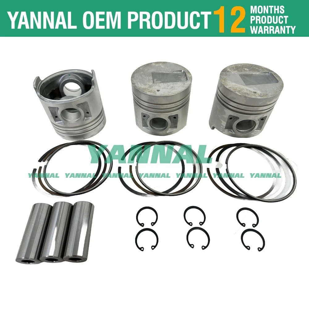 S3L2 S3L2-E комплект для ремонта двигателя Mitsubishi MT160 MT165 MT190 трактор