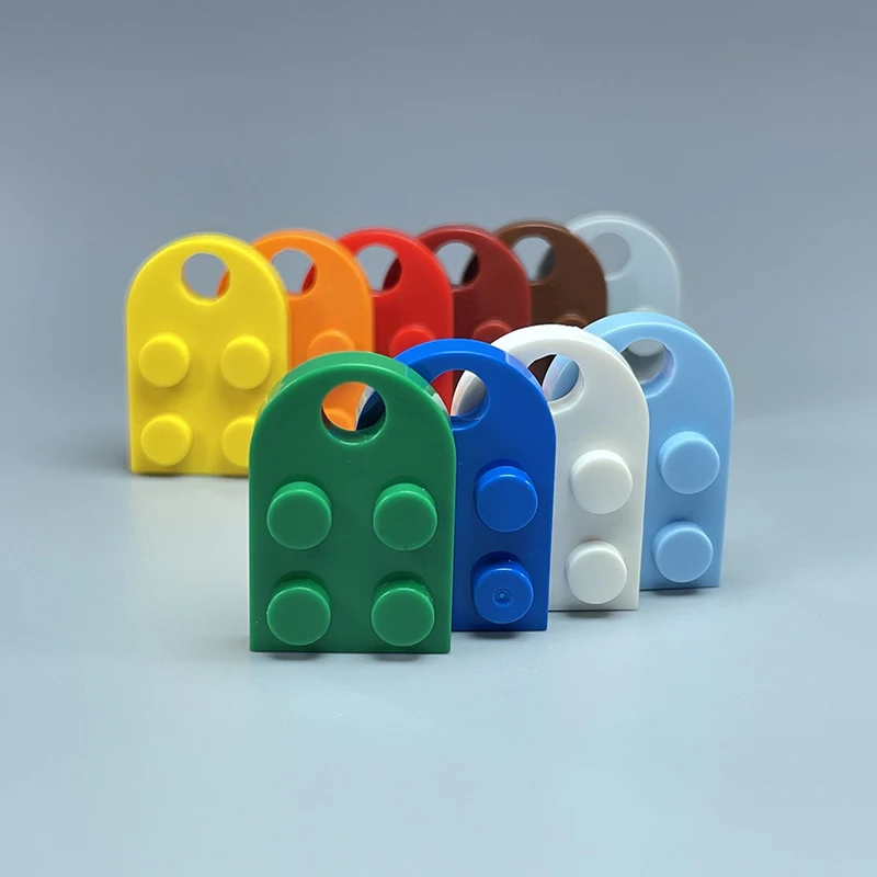 

Feleph 50 шт./компл. 2*2 кольцо для ключей в форме сердца, ожерелье, аксессуары, детали, Сборная модель «сделай сам» в горошек, кирпичи MOC, строительные блоки, Наборы игрушек