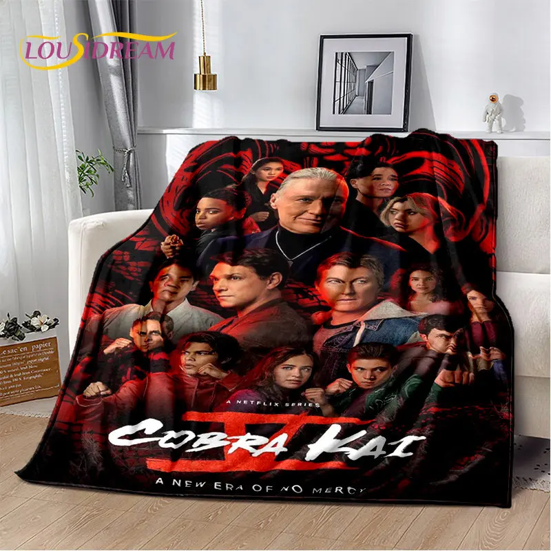 

Cobra Kai Amanda TV Karate Soft Plush Blanket,Flannel Blanket Throw Blanket for Living Room Bedroom Bed Sofa Picnic Cover Kids