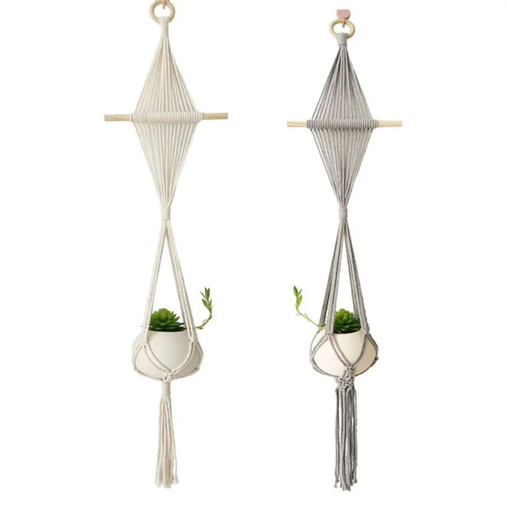 

Hanger Wall Decoration Plants Holder Flower Pot Holder Flower Pot Cotton Rope Flower Pot Hanging Basket Hanging Basket