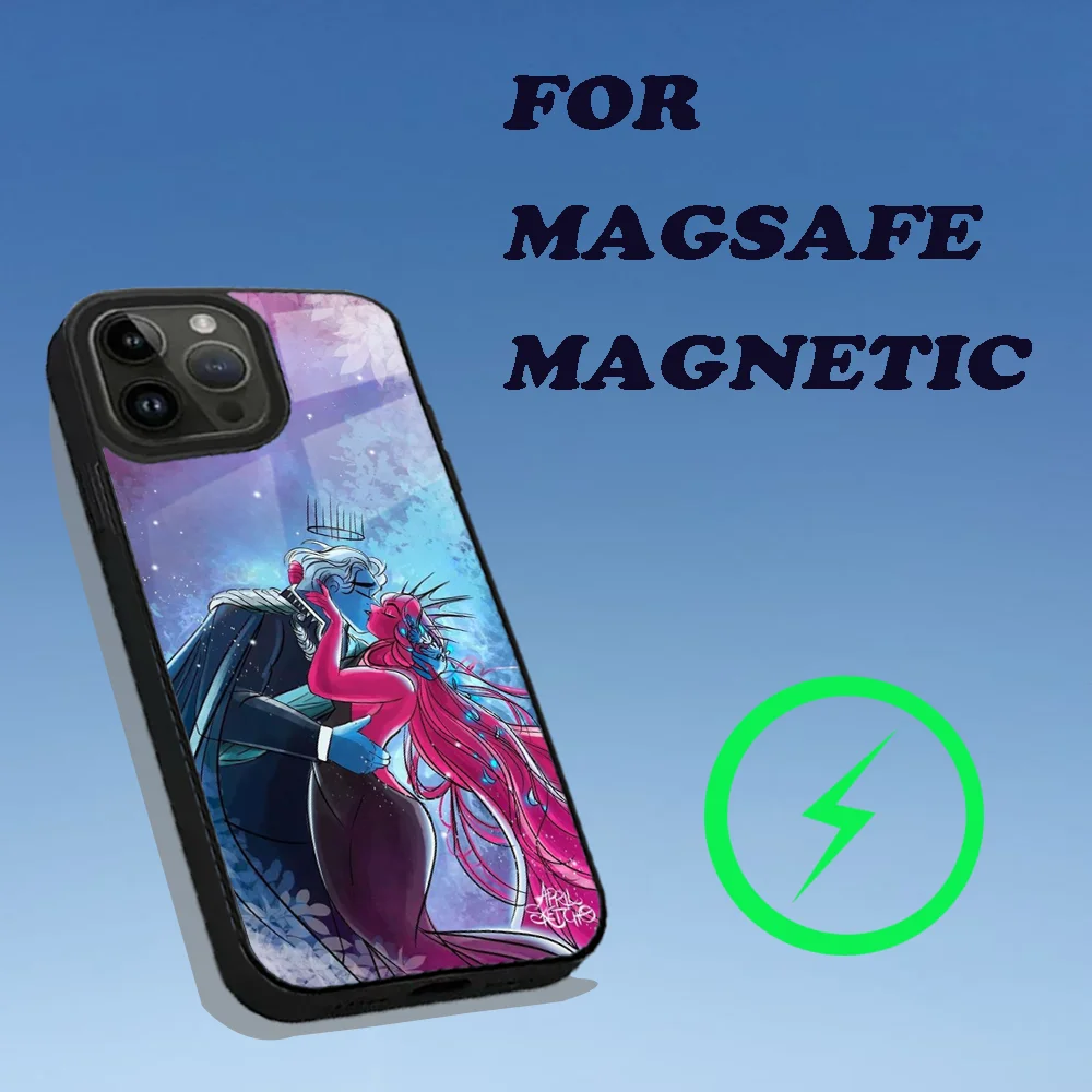 Lore O-Olympus Phone Case For iPhone 16 15 14 13 12 11 Plus Pro Max Mini Magsafe Magnetic Wireless Charging