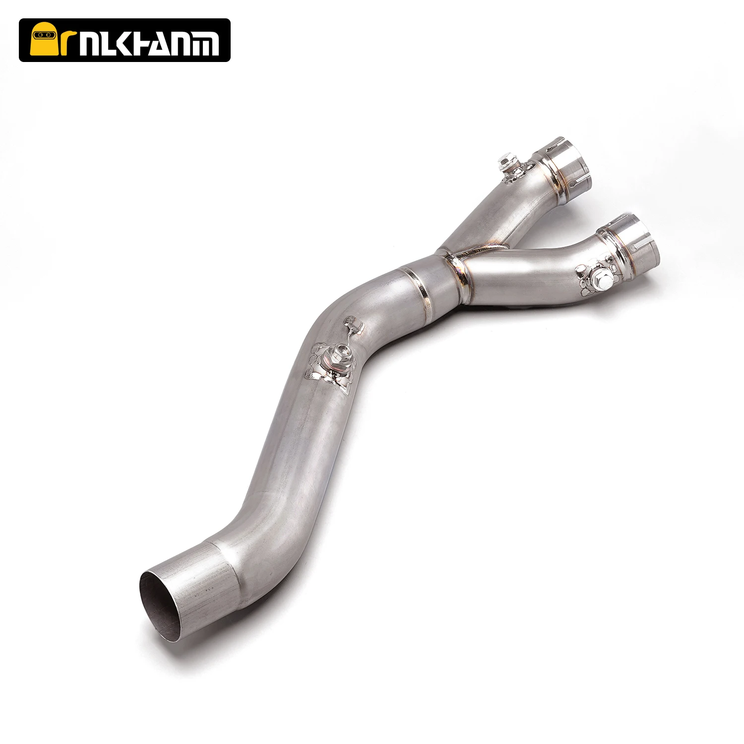 Фото Выхлопная система R1 Slip On для мотоциклов YZF R1, R1M, MT10 2015-2024, модифицированная гоночная линия Ti. Соединительный интерфейс для средней трубы из сплава №4