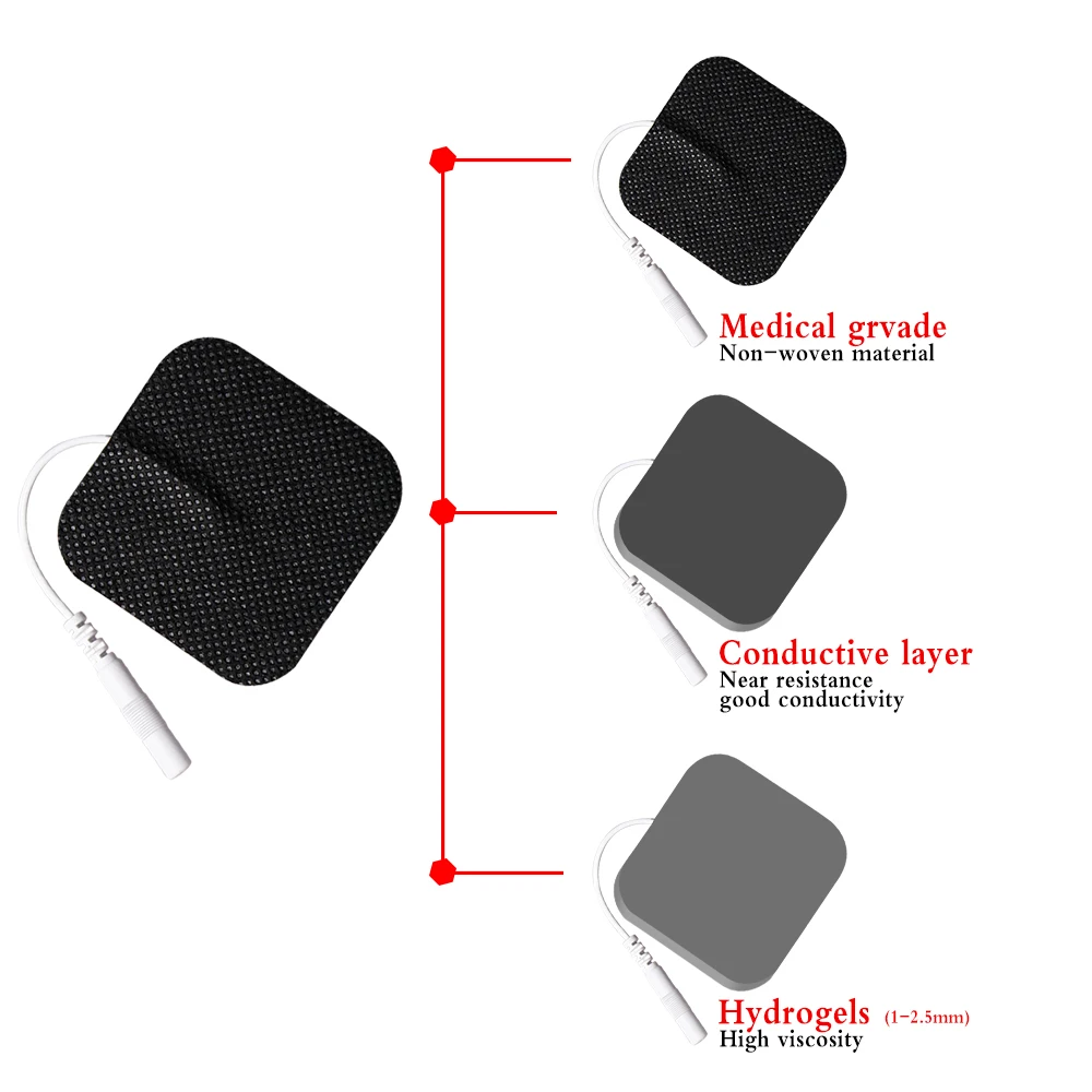 Электродные гелевые прокладки для стимулятора мышц 50/100 шт.