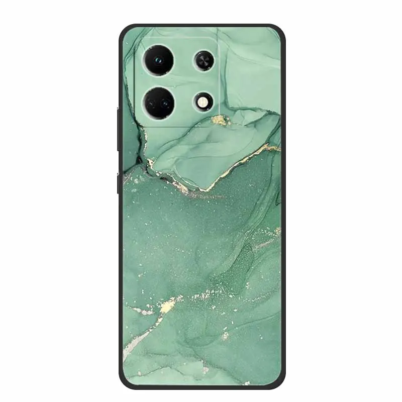 Чехол для Infinix Note 30 Pro мраморный мягкий силиконовый чехол из ТПУ X678B