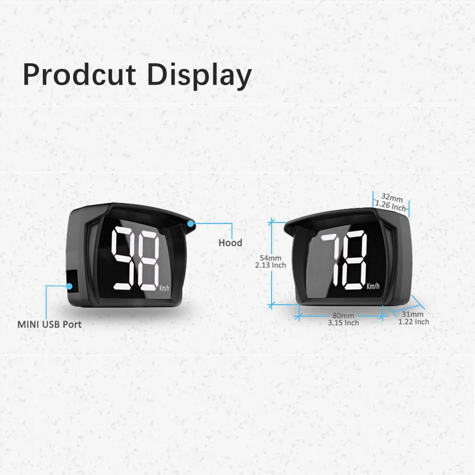 Цифровой спидометр универсальный прибор для измерения скорости автомобиля