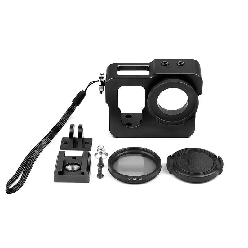 

SHOOT Multifunctional Metal Vlogging Case Aluminium Alloy Protective Frame Housing Cover Cage Shell Accessories For Gopro HERO 4
